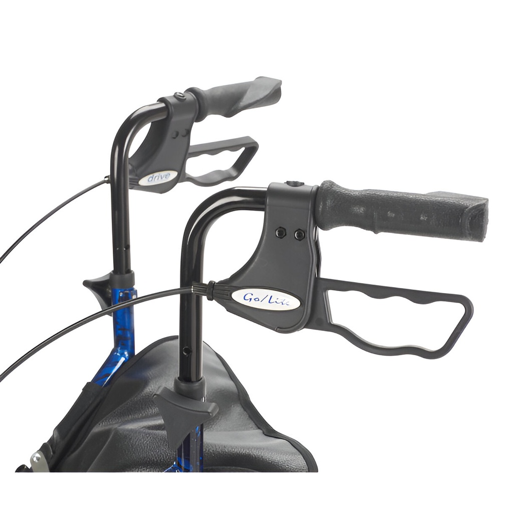Andadera deluxe tipo rollator de tres ruedas