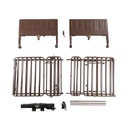 Cama semi eléctrica Delta Pro con barandas