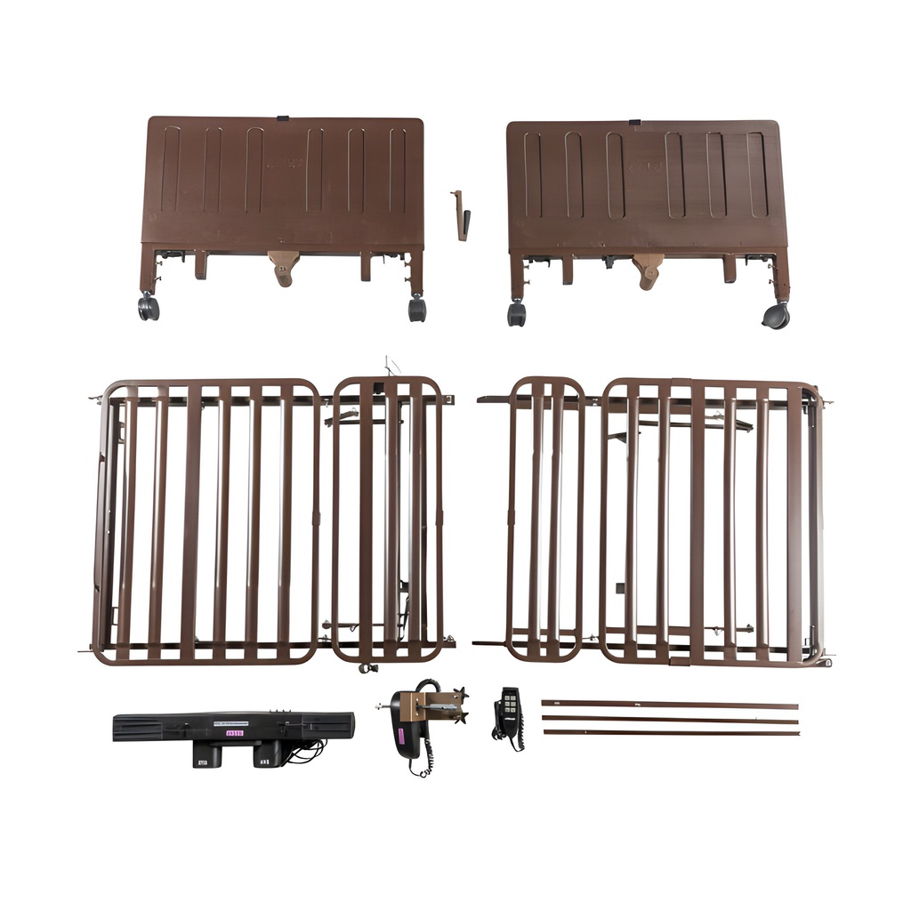 Cama eléctrica Delta Pro con barandas