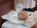 Lavador de cabeza inflable