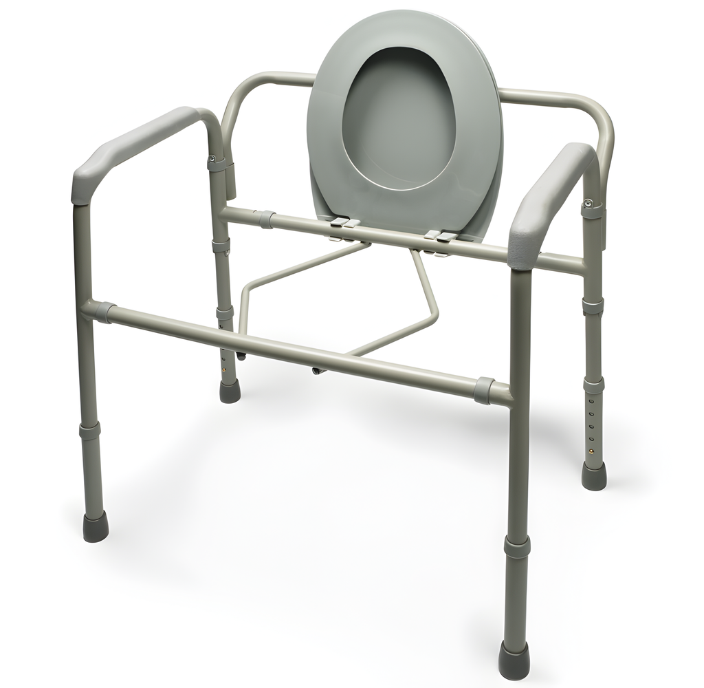 Inodoro plegable bariátrico acero esmaltado.