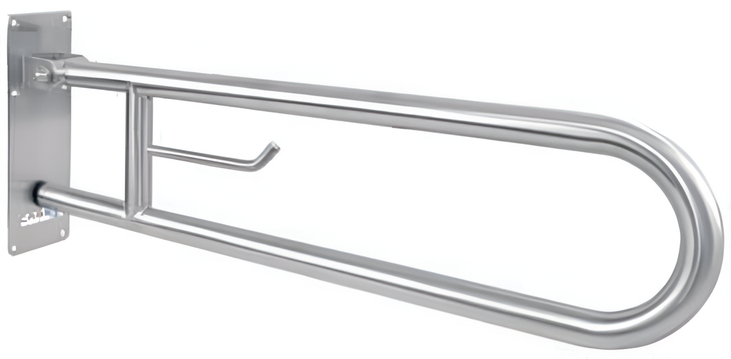 Barra de baño lateral abatible 