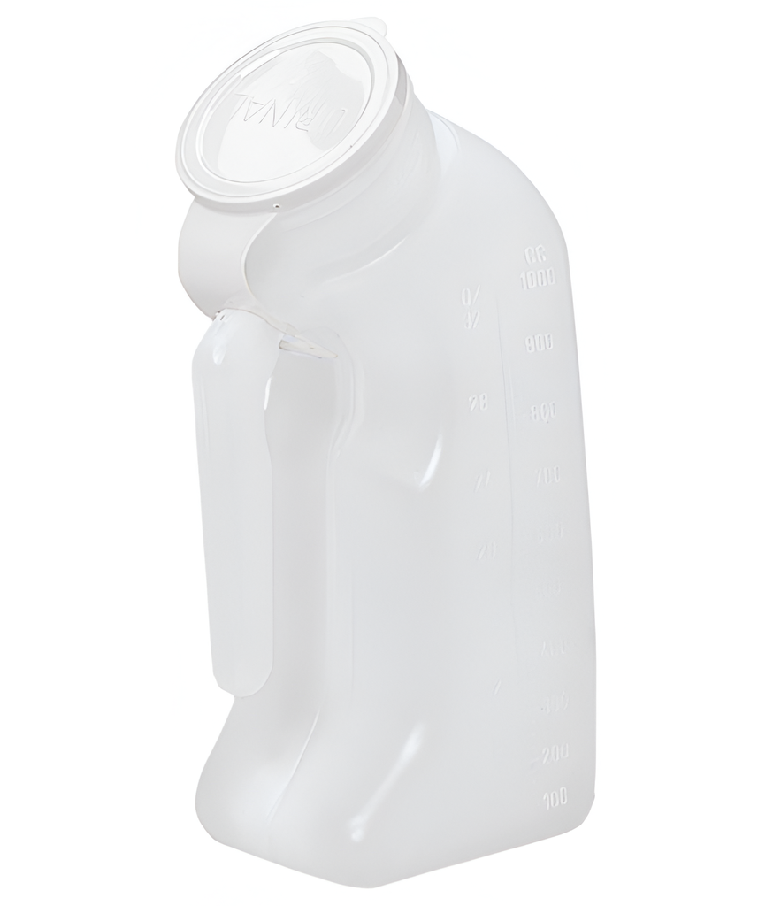 Orinal masculino plástico