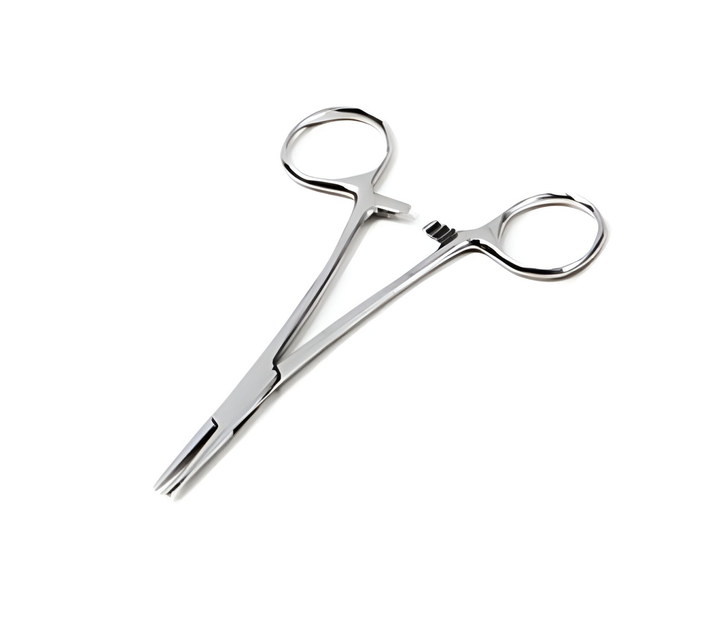 Pinza quirúrgica recta