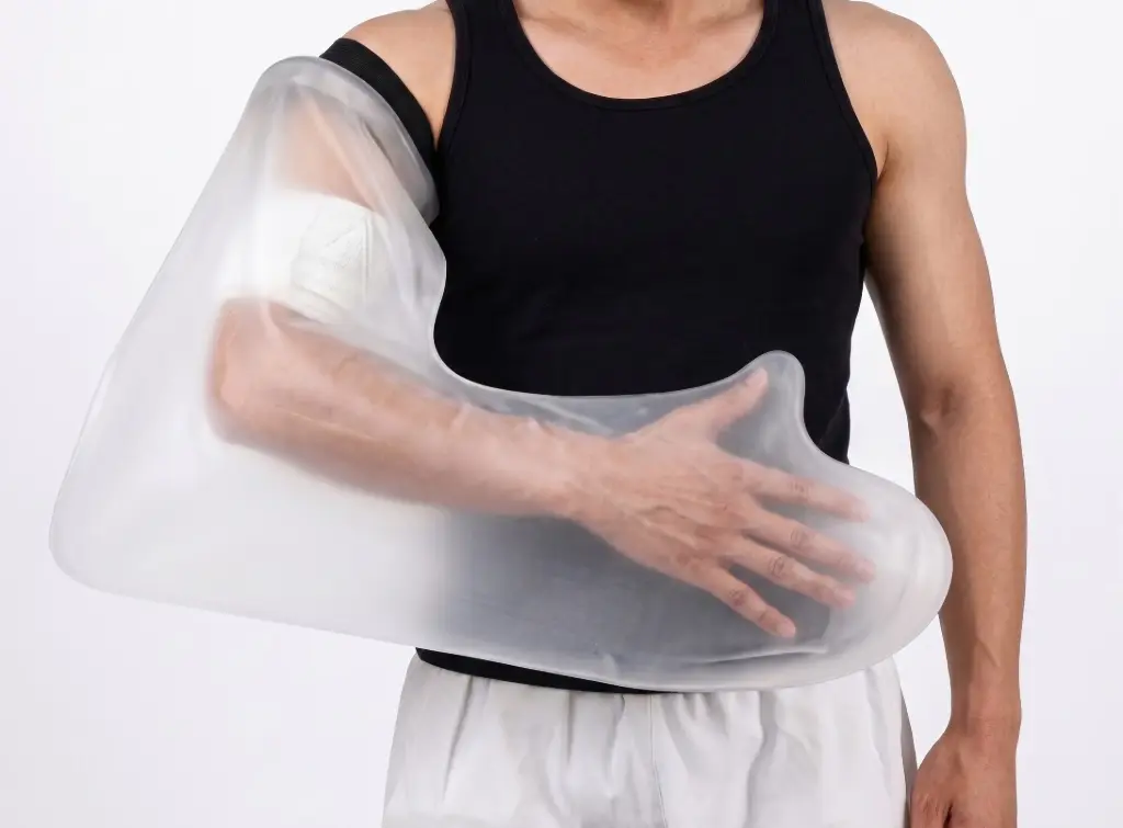 Bolsa para yeso, brazo