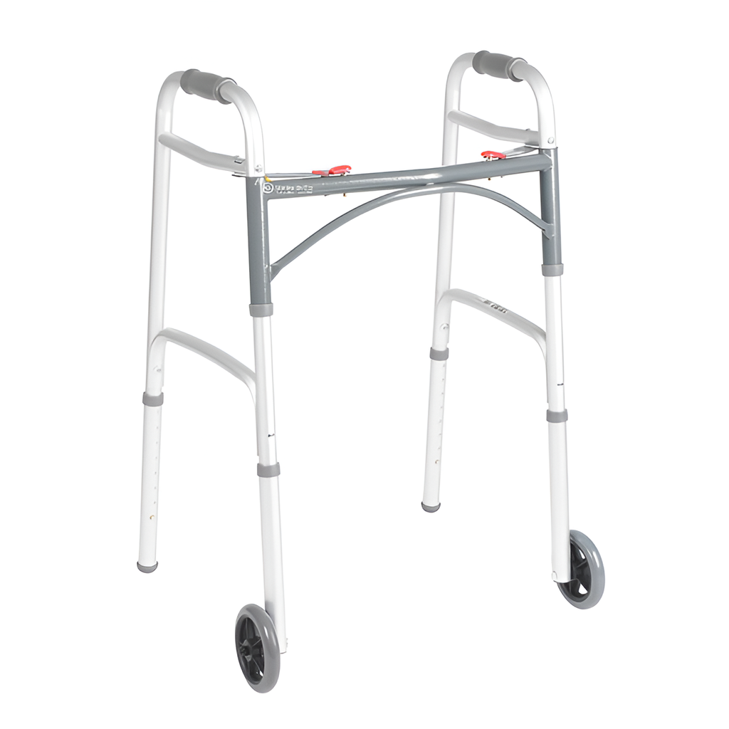 Andadera plegable ruedas de 5"