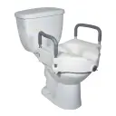 Elevador de inodoro con brazos removibles