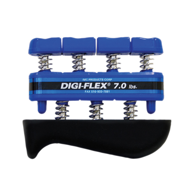 Ejercitador de mano y dedos tipo Digi-Flex con resortes dedos 7 lbs/mano 23 lbs 