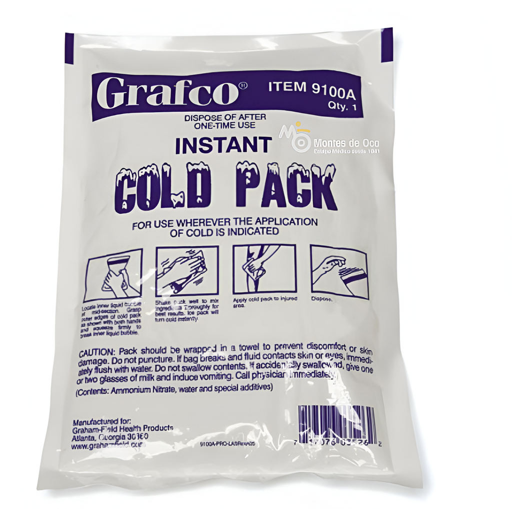 Compresa fría instantánea desechable