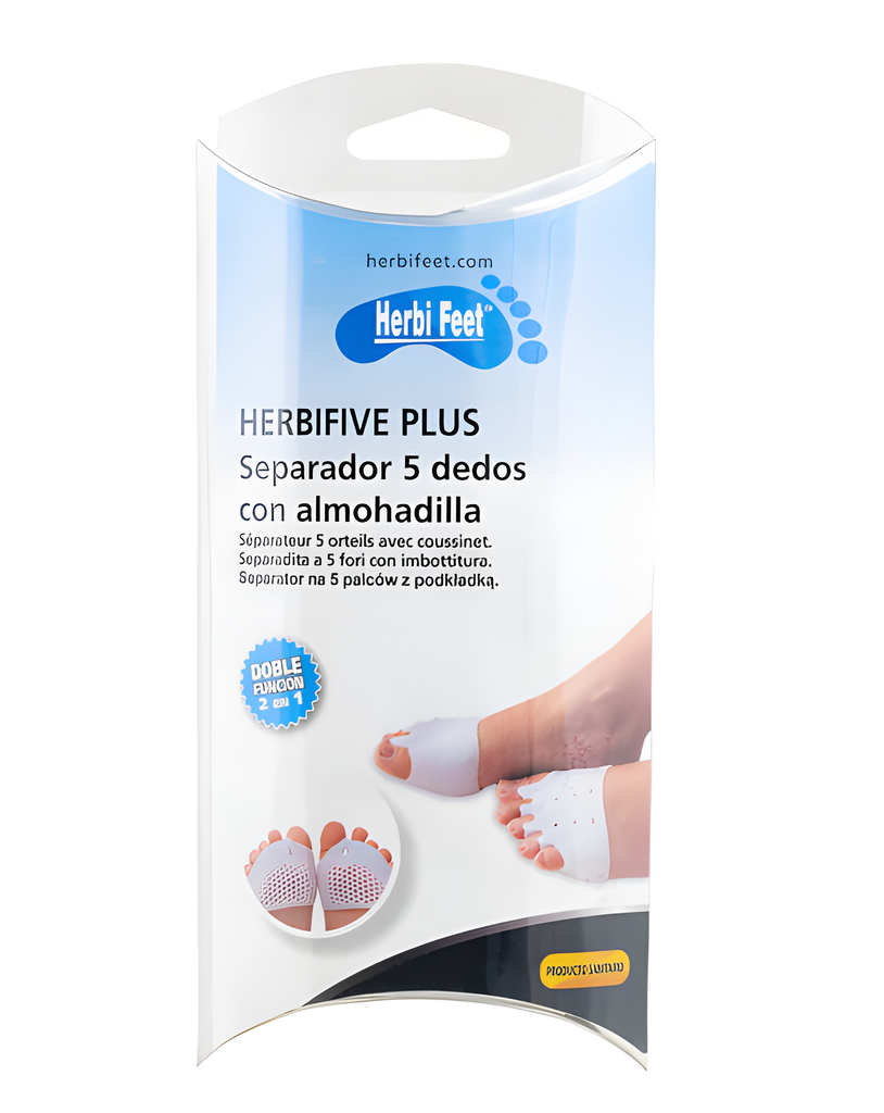 Herbifive plus separador 5 dedos con almohadilla