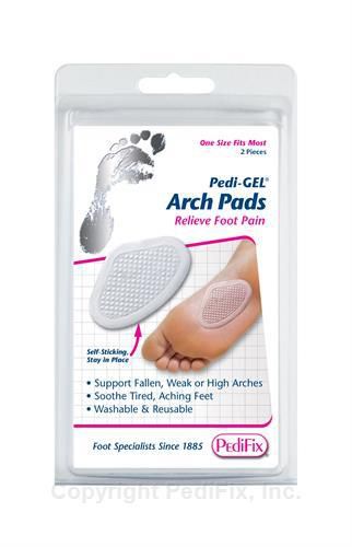 Almohadilla de gel Pedifix adherible arco del pie par