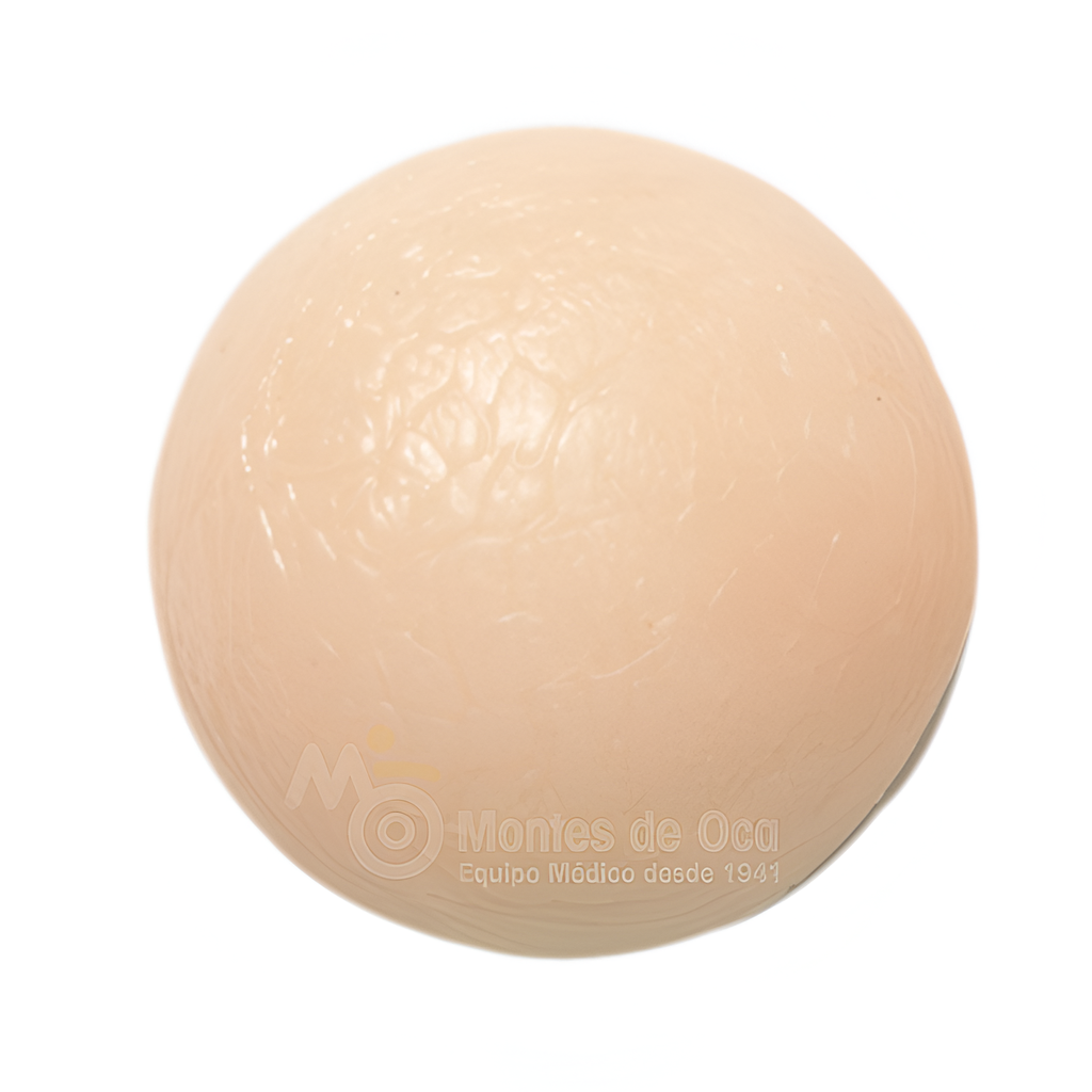 Ejercitador de mano bola para apretar de gel S 0.3 lbs 2" x 2" x 2" café XX liviana