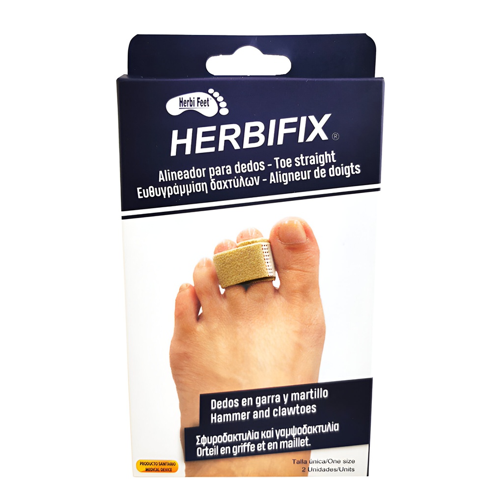 Herbifix alineador para dedos garra y martillo, par