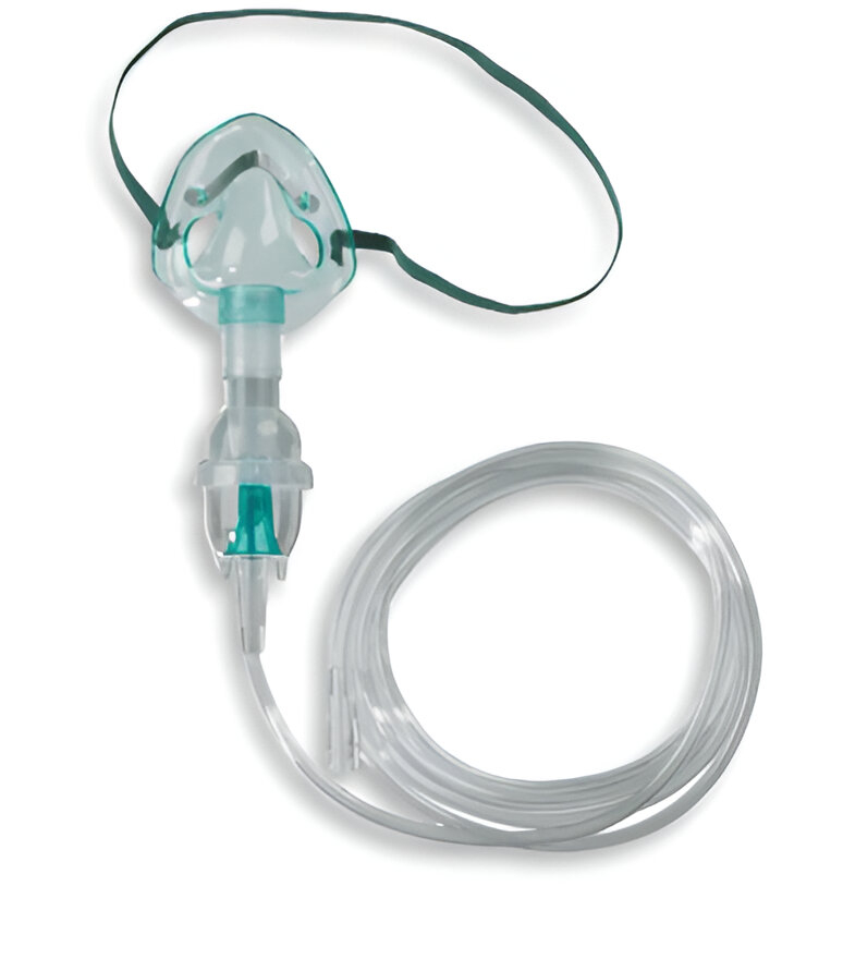 Mascarilla pediátrica para nebulizar de niño