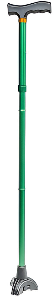 Bastón de 1 punto plegable tapón trípode