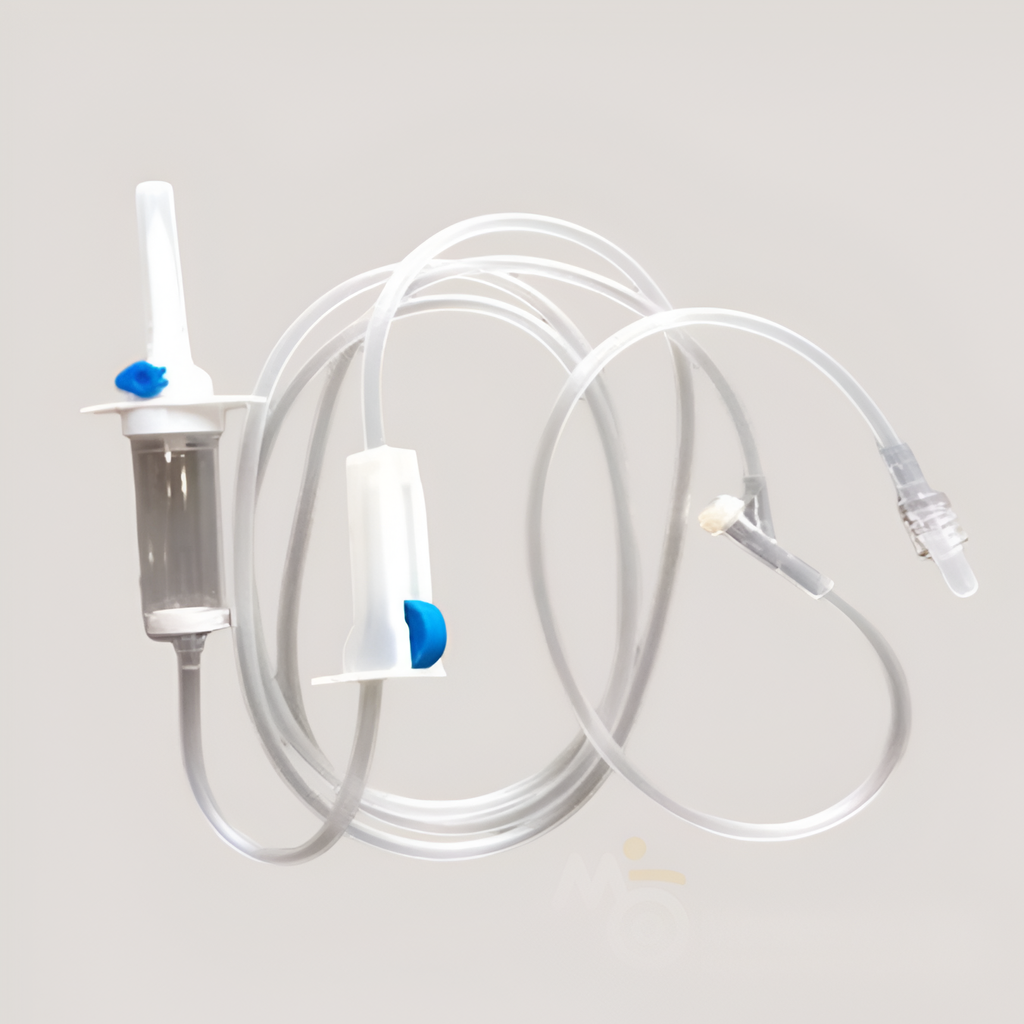 Equipo de infusión 170/con S.en Y/Luer Lock 20 gotas/presilla/sin aguja