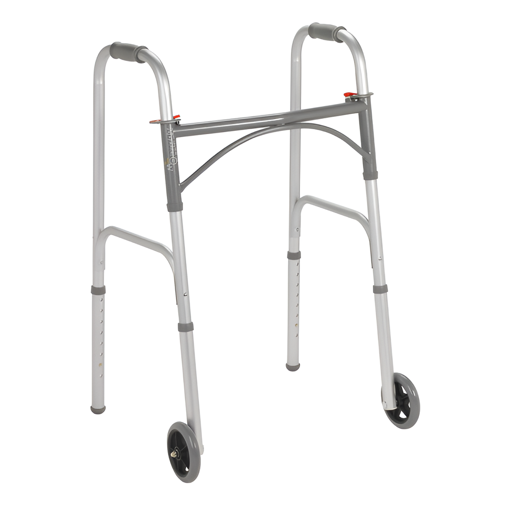 Andadera plegable ruedas de 5"