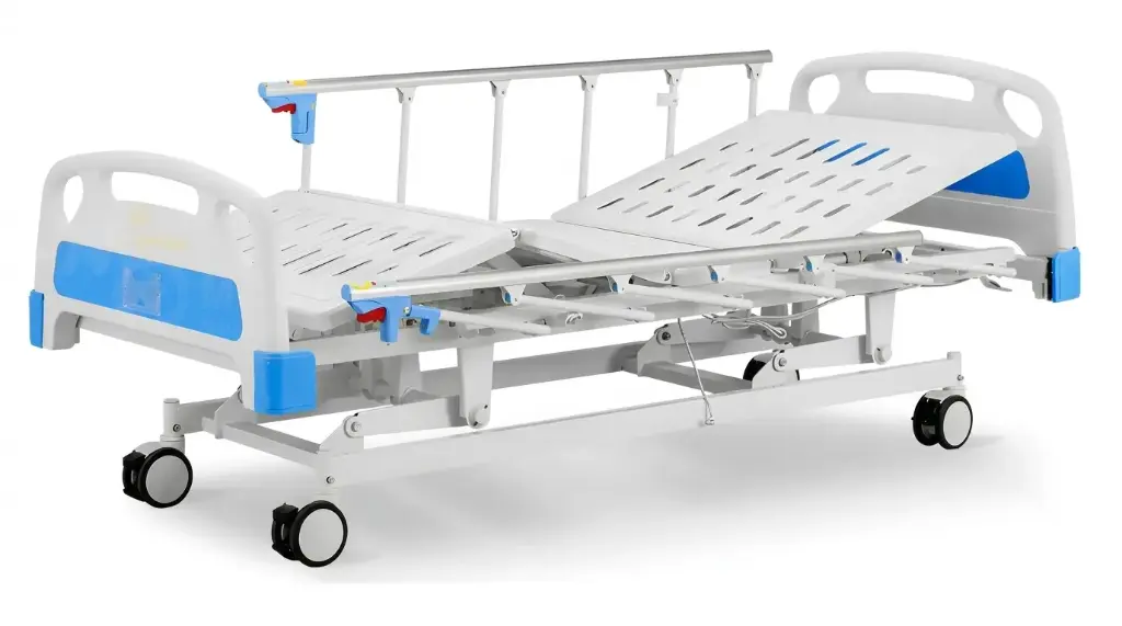 Cama eléctrica con barandas, tres funciones