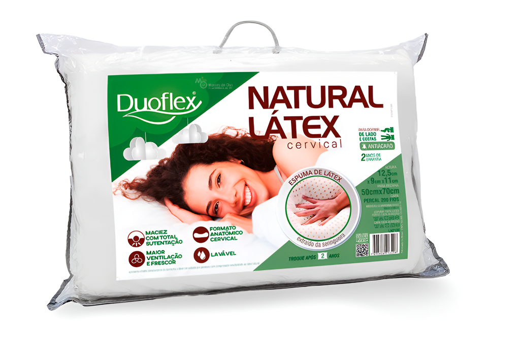 Almohada Natural Látex Cervical