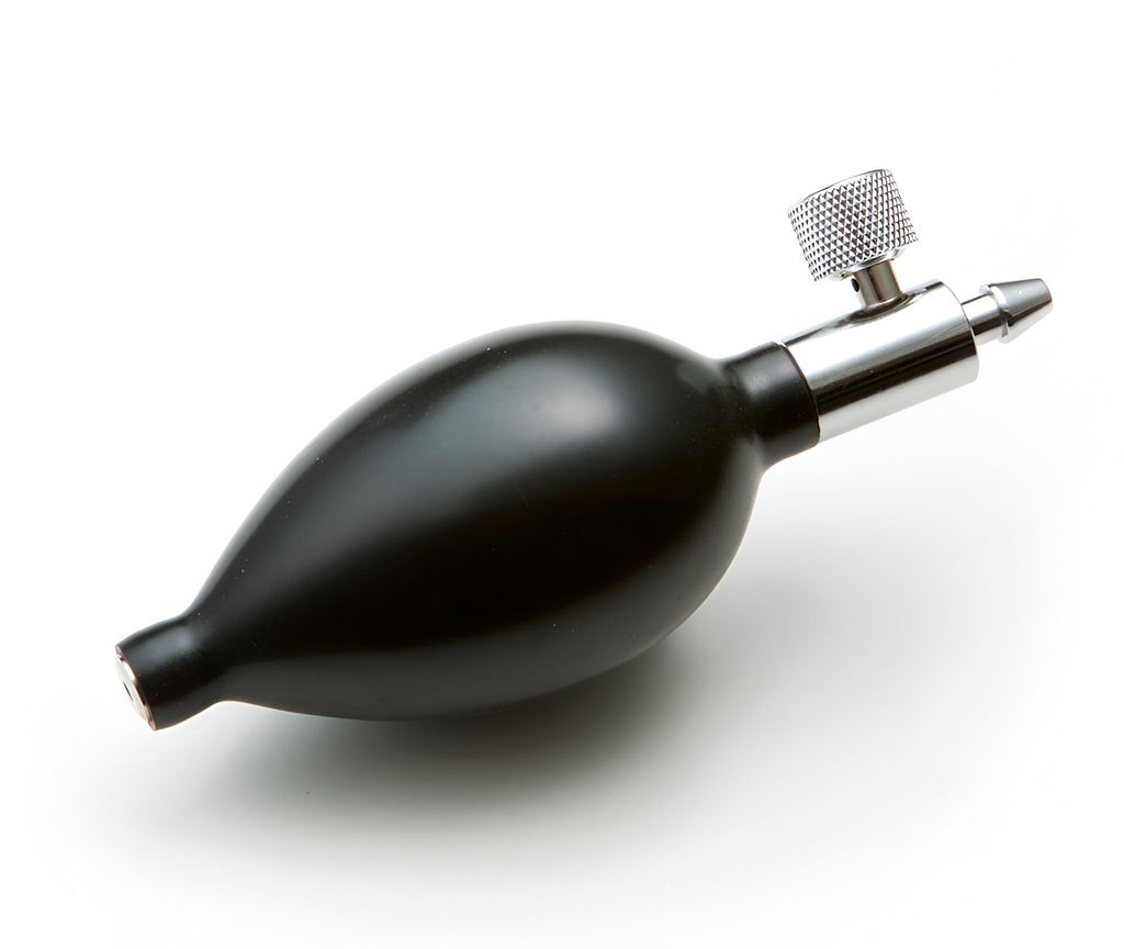 Pera y válvula de aire para esfigmomanómetro, repuesto