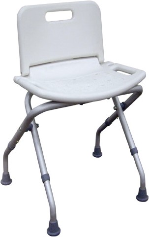 Silla de baño con respaldo plegable Drive Medical