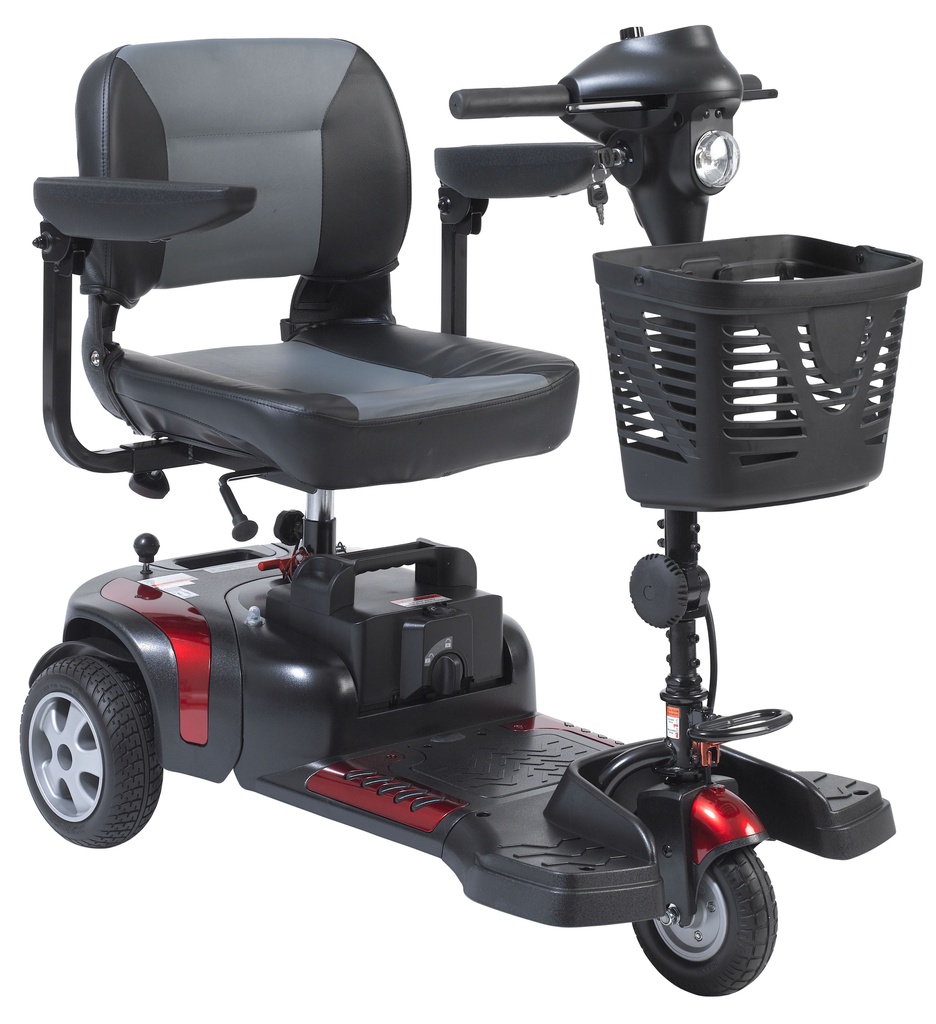 Scooter de tres ruedas plegable con asiento de 17.5" bateria 20 AH Spitfire  3