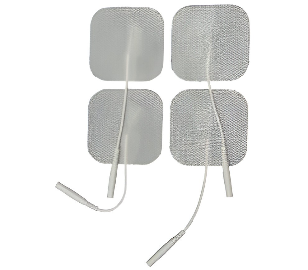 Electrodo adhesivo 4 uds cuadrado